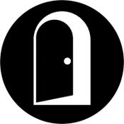 An icon of an open door.